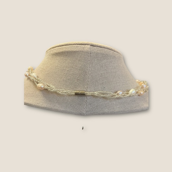 Freshwater Pearls and Beaded Necklace - Picture 2 of 3